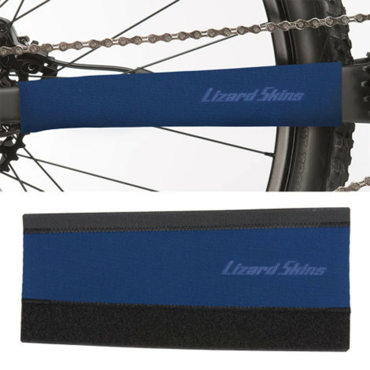 Lizard Skins - Large Neoprene Chainstay Protector - Blue 3 Lizard Skins - Large Neoprene Chainstay Protector - Blue