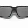 Oakley - Mainlink Performance Sunglasses - Grey Ink/Matte Black Prizm Sapphire Frame: Prizm Black Polarised Lenses -2XU-shop 888392428370 STD shad cfr 32595.1641467947