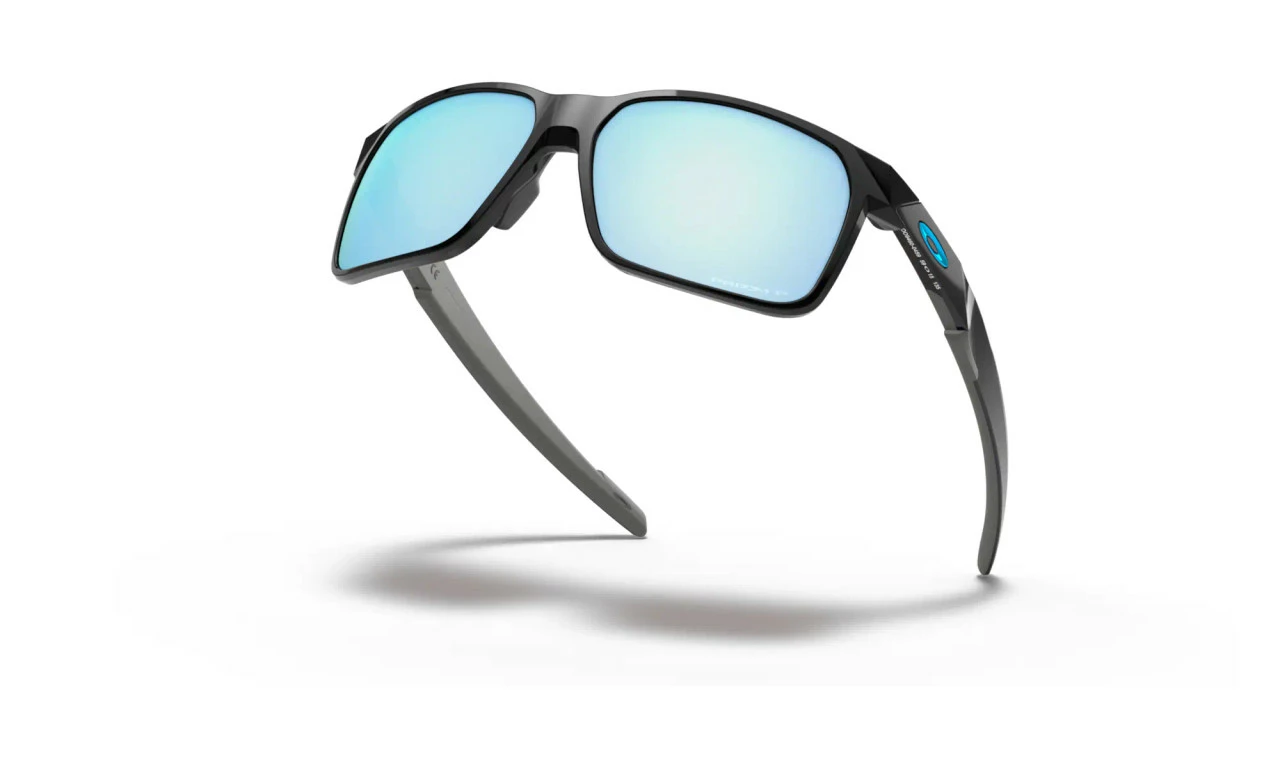 Oakley - Portal X Performance And Lifestyle Sunglasses - Polished Black Frame And Arms; Prizm Deep H2O Polarised Lenses 6 Oakley - Portal X Performance And Lifestyle Sunglasses - Polished Black Frame And Arms; Prizm Deep H2O Polarised Lenses - Image 4