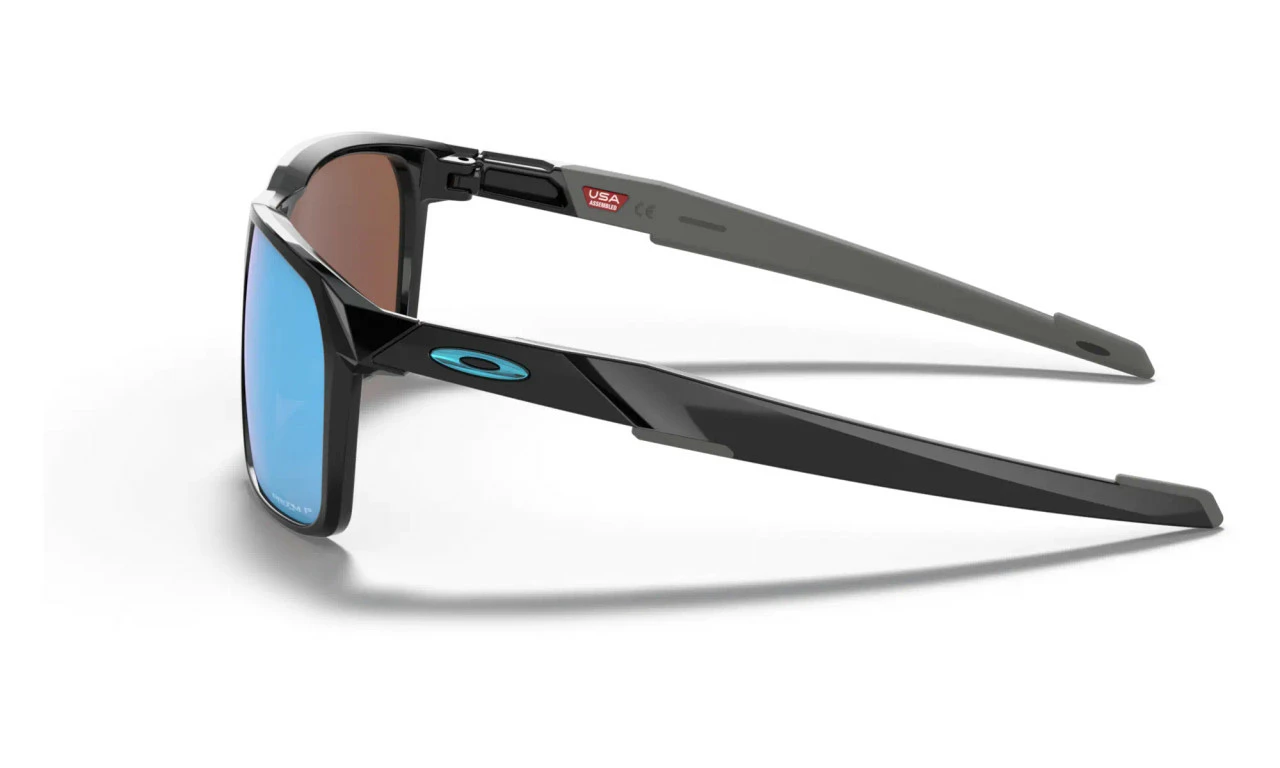 Oakley - Portal X Performance And Lifestyle Sunglasses - Polished Black Frame And Arms; Prizm Deep H2O Polarised Lenses 7 Oakley - Portal X Performance And Lifestyle Sunglasses - Polished Black Frame And Arms; Prizm Deep H2O Polarised Lenses - Image 5