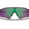 Oakley - Radar EV Path Sports Sunglasses - Matte Black Steel Frame: Prizm Road Jade Iridium Lenses