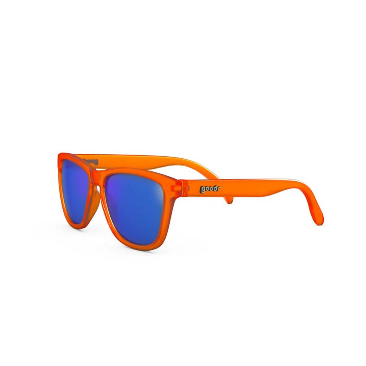 Goodr - The Originals - Donkey Goggles - Orange With Blue Lens 3 Goodr - The Originals - Donkey Goggles - Orange With Blue Lens