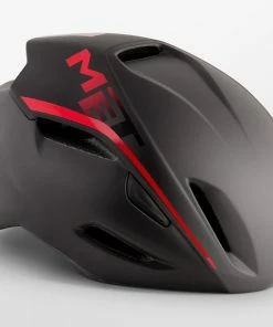 MET - Manta Shaded Black Red Matt Helmet