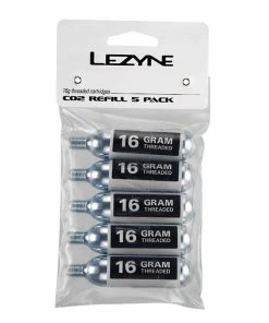 Lezyne - 16G Threaded CO2 Cartridge Pack Of 5