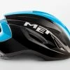 MET - Strale Black Cyan Panel Helmet