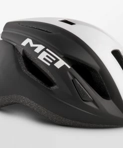 MET - Strale Black White Panel Helmet