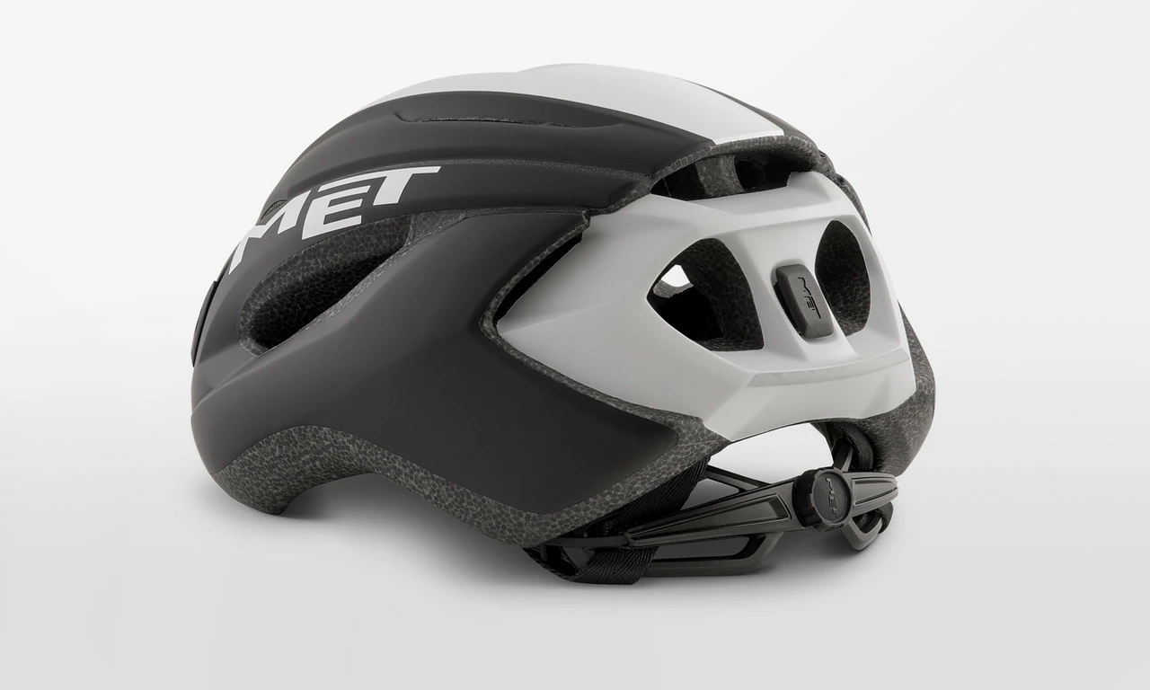MET - Strale Black White Panel Helmet 6 MET - Strale Black White Panel Helmet - Image 4