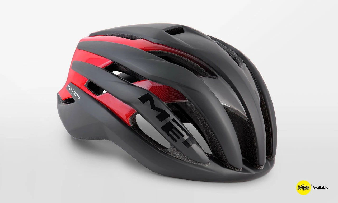 MET - Trenta Black Shaded Red Helmet 3 MET - Trenta Black Shaded Red Helmet