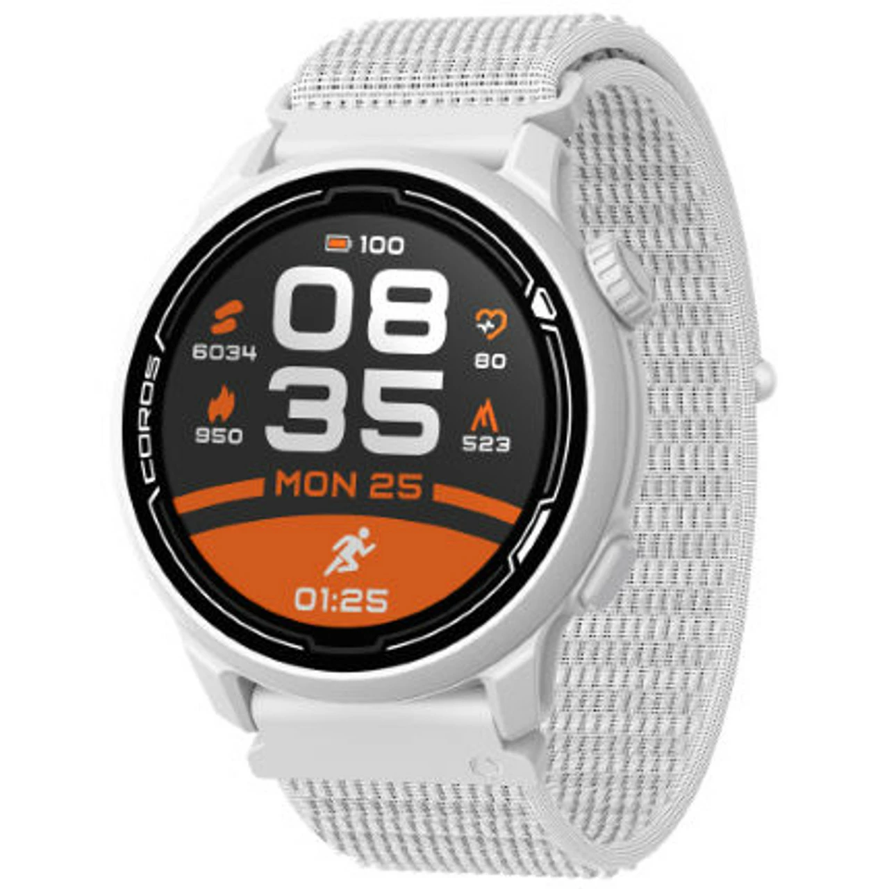 Coros - PACE 2 Premium GPS Sport Watch With Nylon Strap - White 4 Coros - PACE 2 Premium GPS Sport Watch With Nylon Strap - White - Image 2