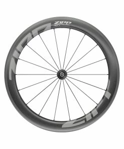 Zipp - 404 Firecrest Carbon Tubeless Rim Brake 700C Front 18Spokes Quick Release Standard Graphic A1: Black 700C