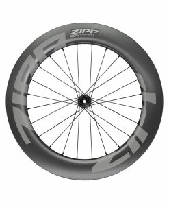 Zipp - 808 Firecrest Carbon Tubeless Disc Brake Center Locking 700C Front 24Spokes 12X100Mm Standard Graphic A1: Black 700C