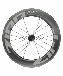 Zipp - 808 Firecrest Carbon Tubeless Rim Brake 700C Rear 24Spokes Xdr Quick Release Standard Graphic A1: Black 700C