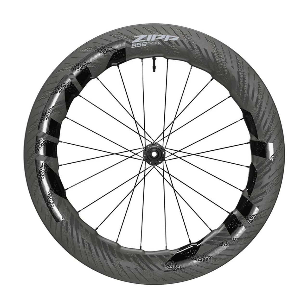 Zipp - 858 Nsw Carbon Tubeless Disc Brake Center Locking 700C Rear 24Spokes Sr 10/11Sp 12X142Mm Standard Graphic B1: 3 Zipp - 858 Nsw Carbon Tubeless Disc Brake Center Locking 700C Rear 24Spokes Sr 10/11Sp 12X142Mm Standard Graphic B1: