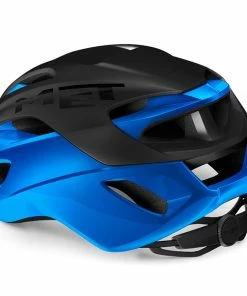 MET - My21 Rivale MIPS Cycling Helmet - Black/Blue -2XU-shop rivale mips cycling helmet BN1 back 61326.1614691975