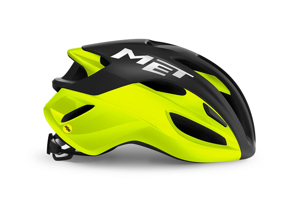 MET - My21 Rivale MIPS Cycling Helmet - Black/Yellow 4 MET - My21 Rivale MIPS Cycling Helmet - Black/Yellow - Image 2