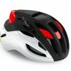 MET - My21 Rivale MIPS Cycling Helmet - Black/White/Red