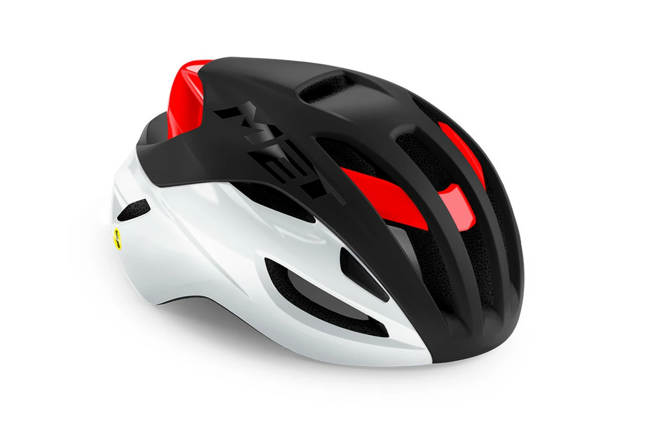 MET - My21 Rivale MIPS Cycling Helmet - Black/White/Red 3 MET - My21 Rivale MIPS Cycling Helmet - Black/White/Red
